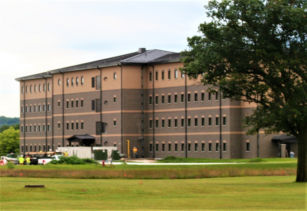 Fort McCoy’s FY 2020-funded barracks project now passes 95 percent complete