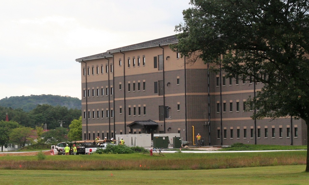 Fort McCoy’s FY 2020-funded barracks project now passes 95 percent complete