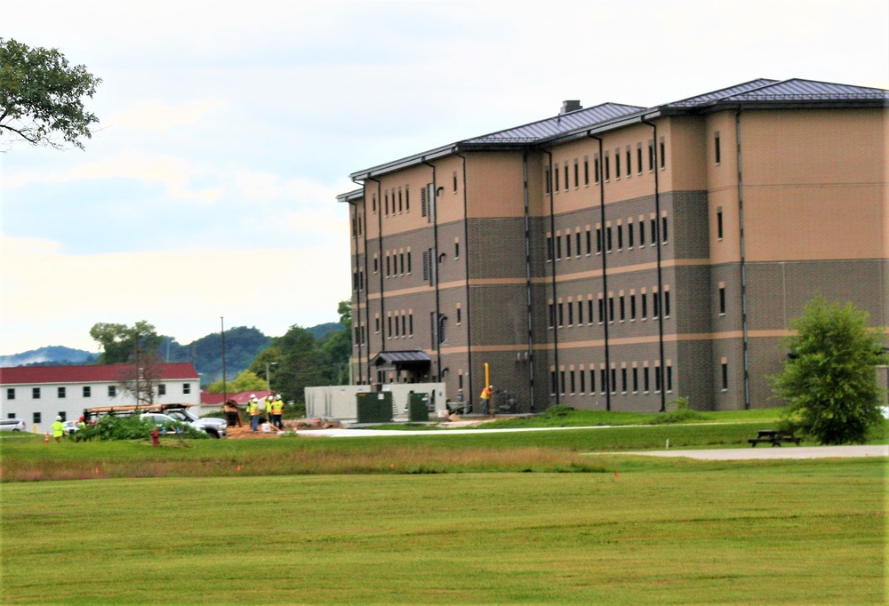 Fort McCoy’s FY 2020-funded barracks project now passes 95 percent complete