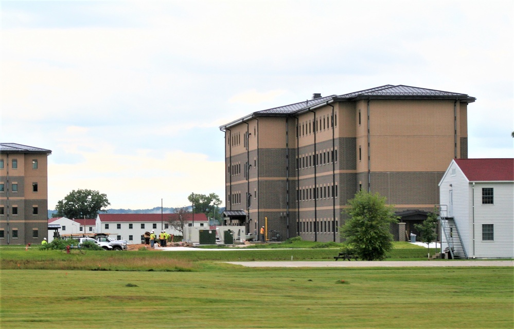 Fort McCoy’s FY 2020-funded barracks project now passes 95 percent complete