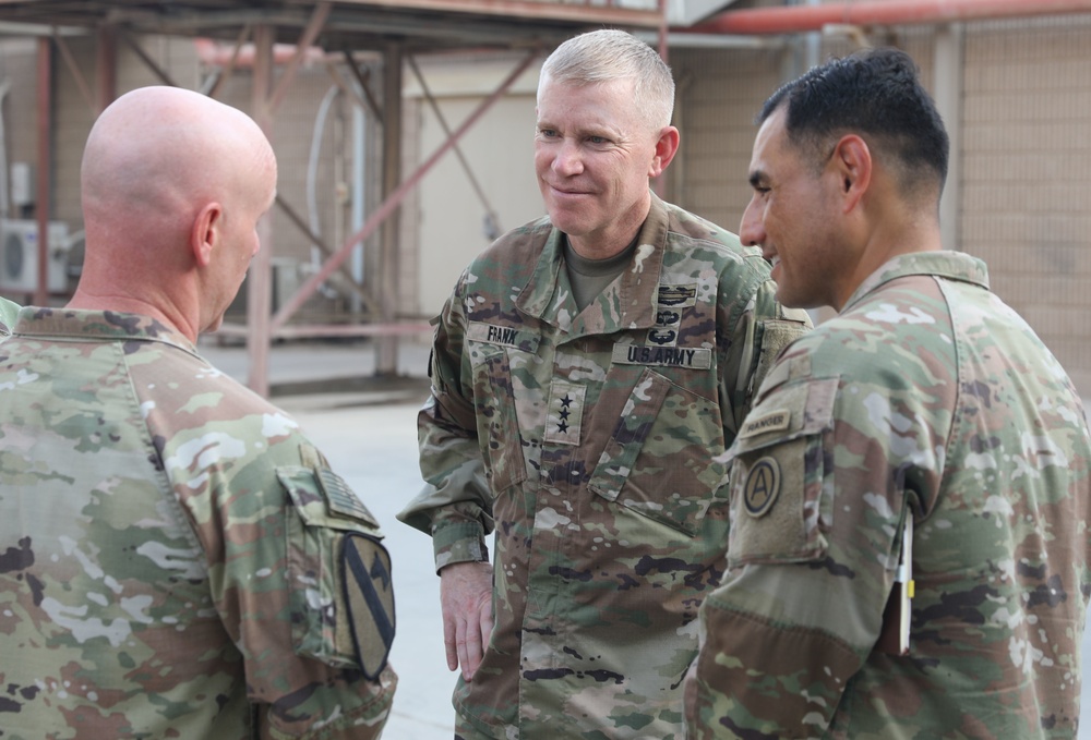 DVIDS - Images - Lt. Gen. Patrick Frank visits Camp Arifjan, Kuwait