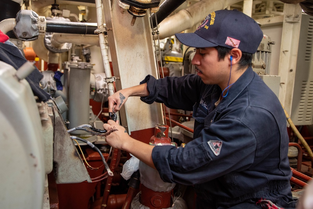 The USS Bainbridge is on a scheduled deployment in the U.S. Naval Forces Europe area of operations, employed by U.S. Sixth Fleet to defend U.S., Allied and Partner interests.