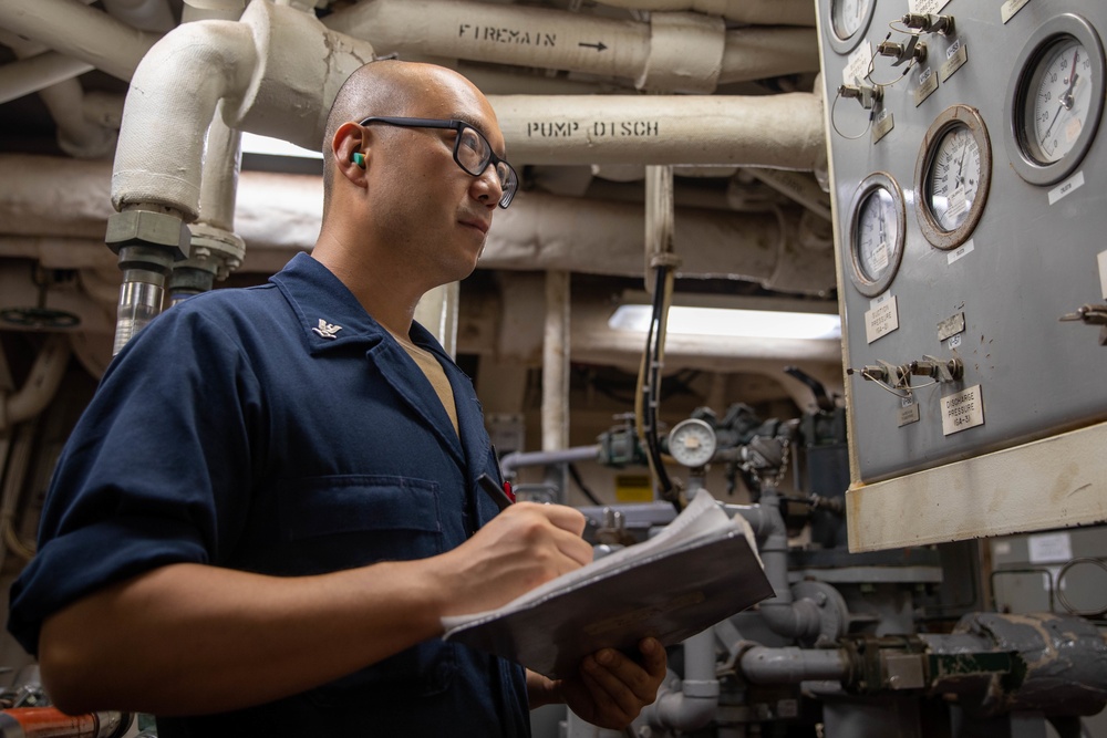 The USS Bainbridge is on a scheduled deployment in the U.S. Naval Forces Europe area of operations, employed by U.S. Sixth Fleet to defend U.S., Allied and Partner interests.