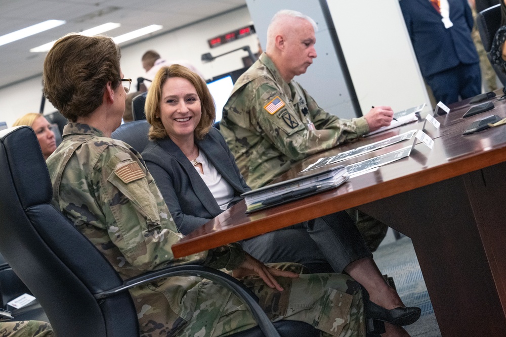 Deputy Secretary Hicks Visits U.S. Transportation Command