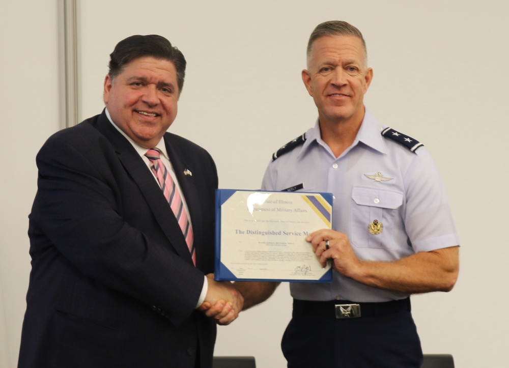 Governor Award National Guard Commander with Illinois Distinguished Service Medal