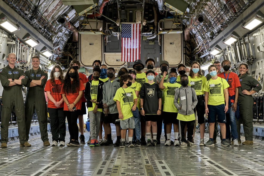 Tuskegee Airmen-inspired Flight Academy Tours C-17