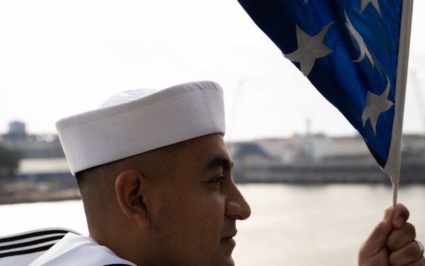 USS Kearsarge (LHD 3) arrives in Klaipėda, Lithuania