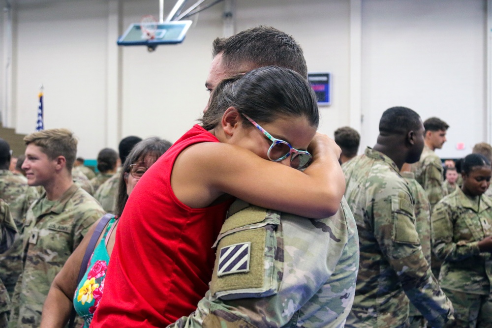 1st Battalion, 64th Armor Regiment Soldiers return from Germany deployment