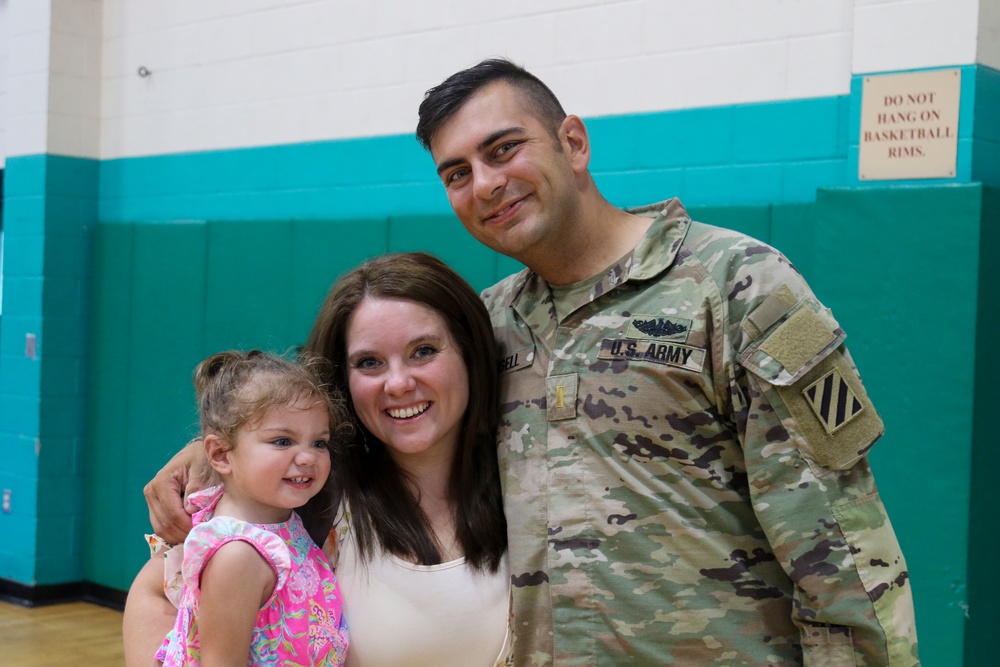 1st Battalion, 64th Armor Regiment Soldiers return from Germany deployment