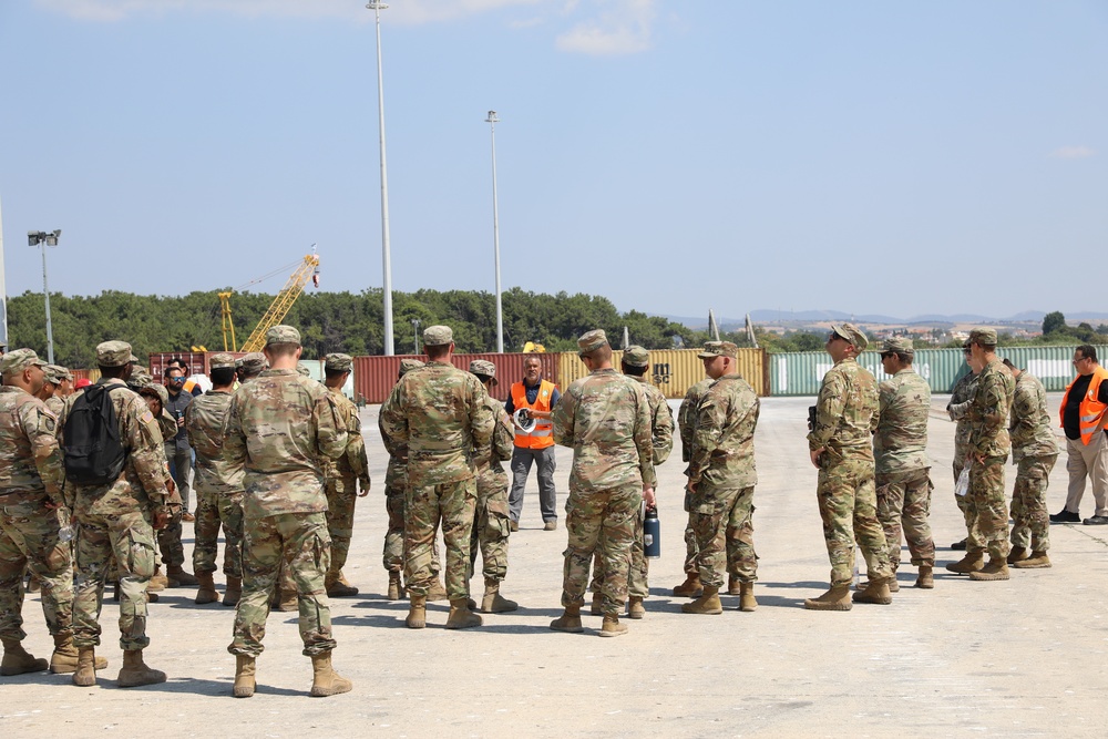 Movement Control Teams prepare for Vessel Arrival in Alexandroupolis