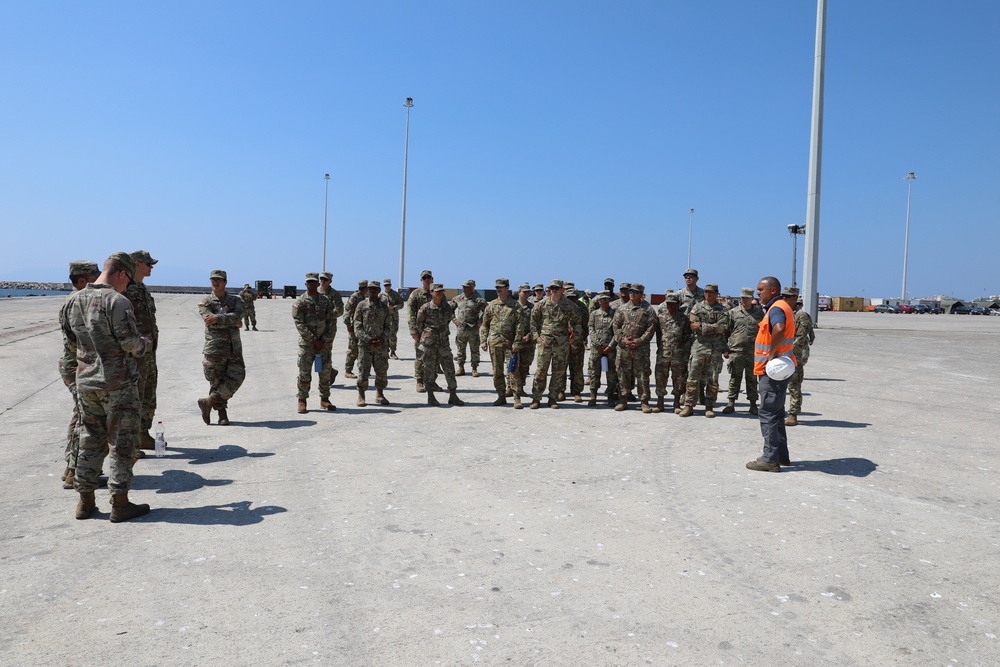 Movement Control Teams prepare for Vessel Arrival in Alexandroupolis