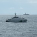 USS Oakland (LCS 24) Conducts a group sail with Japan Maritime Self-Defense Force destroyer JS Kirisame (DD-104) and Royal Solomon Island Poice Force RSIPV Taro.