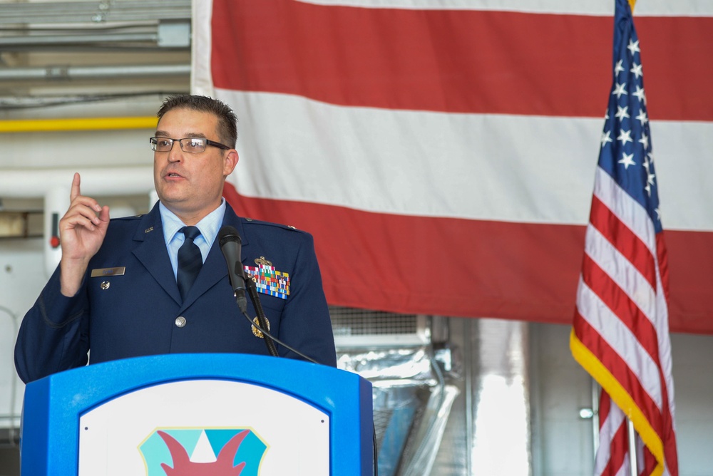 177th Mission Support Group Change of Command Ceremony