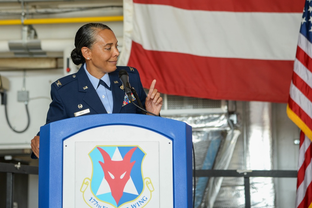 177th Mission Support Group Change of Command Ceremony