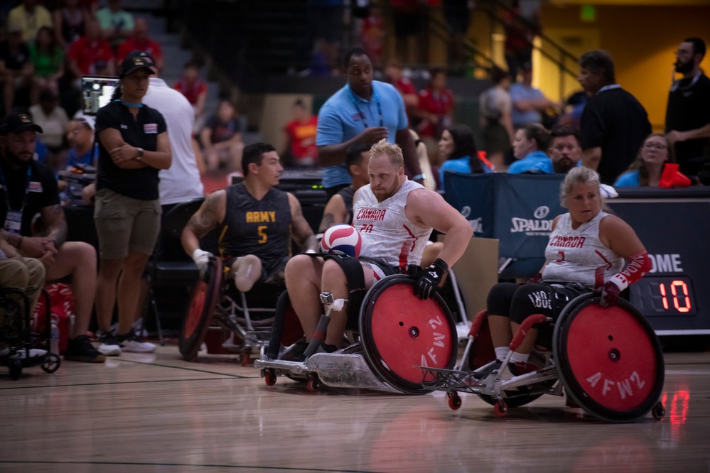 2022 DoD Warrior Games Wheelchair Rugby Day 1