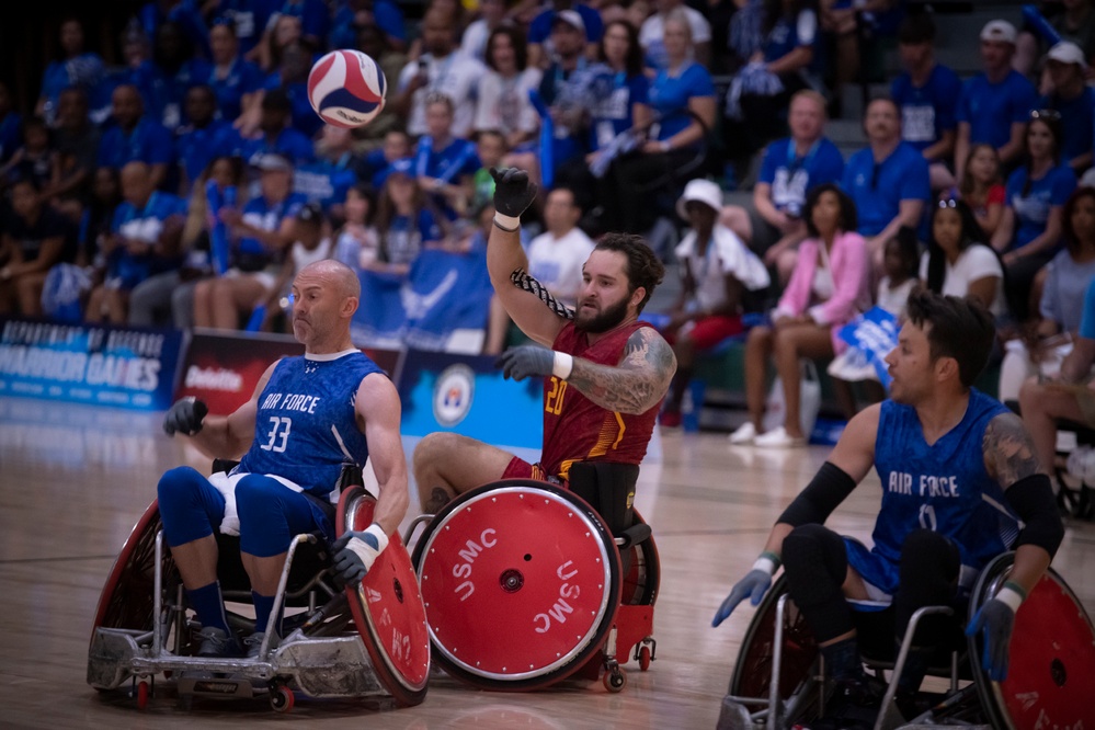2022 DoD Warrior Games Wheelchair Rugby Day 1