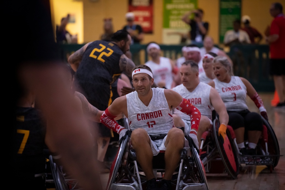 2022 DoD Warrior Games Wheelchair Rugby Day 1