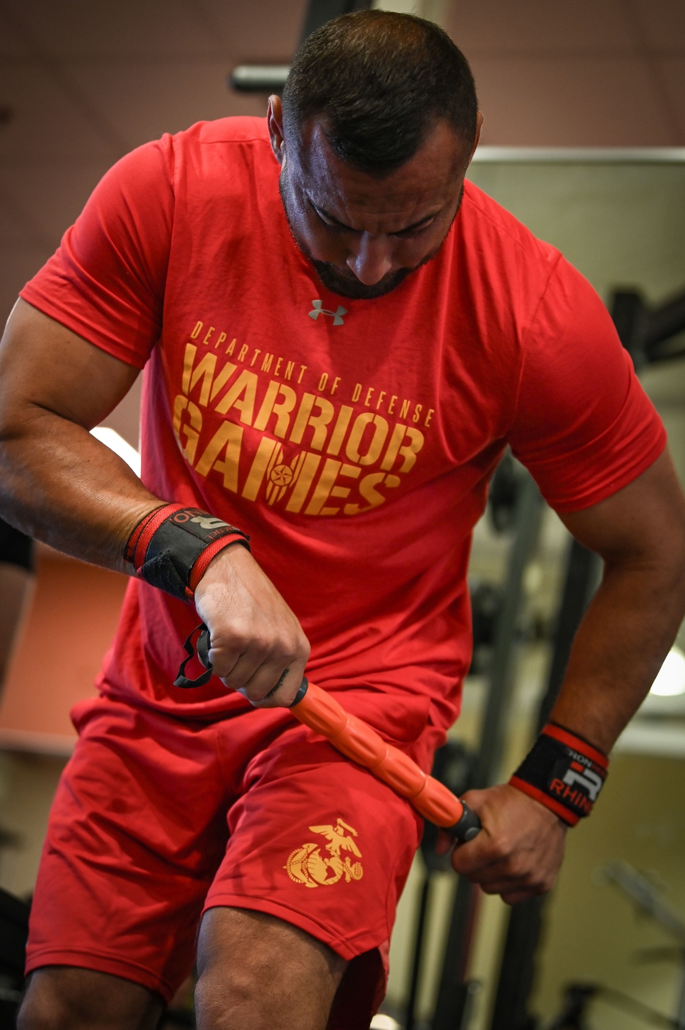 2022 DOD Warrior Games Team Marine Corps - Powerlifting Practice