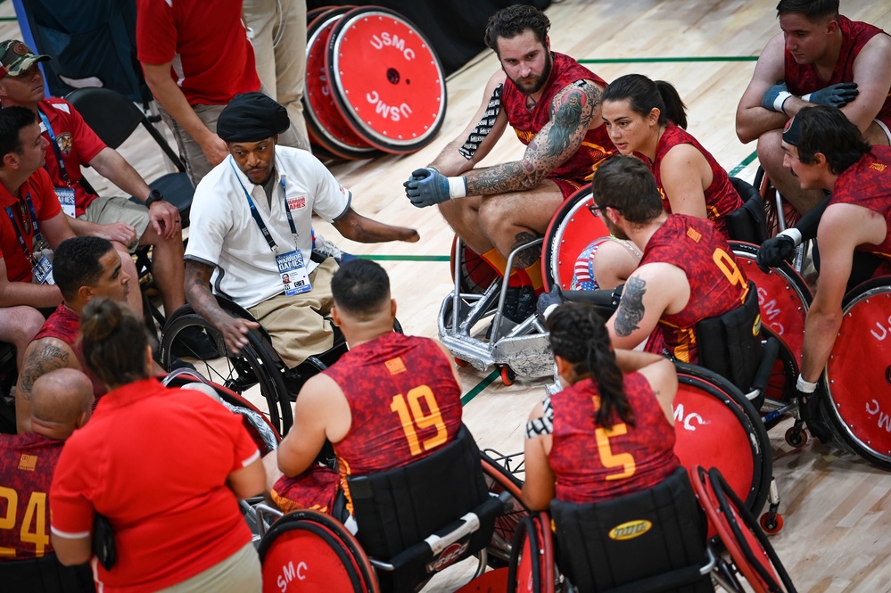 2022 DOD Warrior Games Team Marine Corps – Wheelchair Rugby Prelims