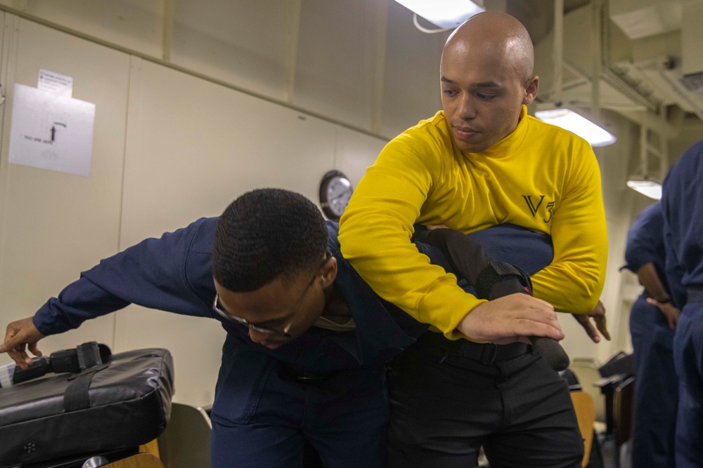 Tripoli Sailors Attend Security Training