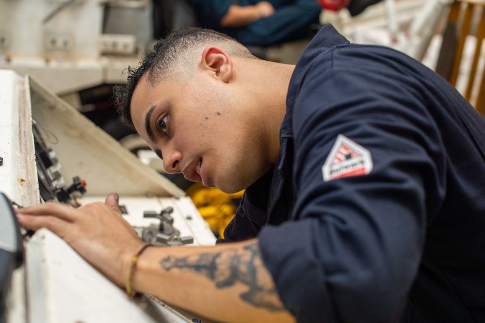 The Harry S. Truman Carrier Strike Group is on a scheduled deployment in the U.S. Naval Forces Europe area of operations, employed by U.S. Sixth Fleet to defend U.S., allied and partner interests.