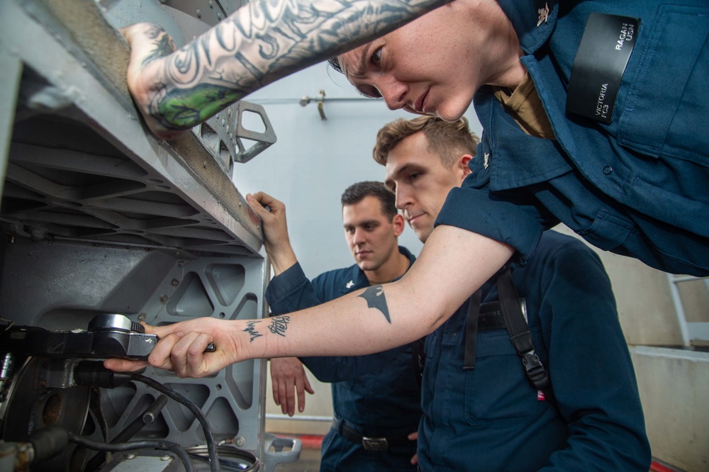 The Harry S. Truman Carrier Strike Group is on a scheduled deployment in the U.S. Naval Forces Europe area of operations, employed by U.S. Sixth Fleet to defend U.S., allied and partner interests.