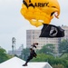 The U.S. Army Parachute Team jumps for the Chicago Air and Water Show