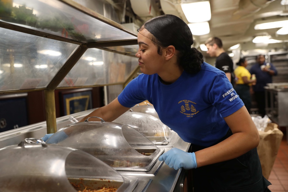 Daily Operations Aboard USS George H.W. Bush (CVN 77)