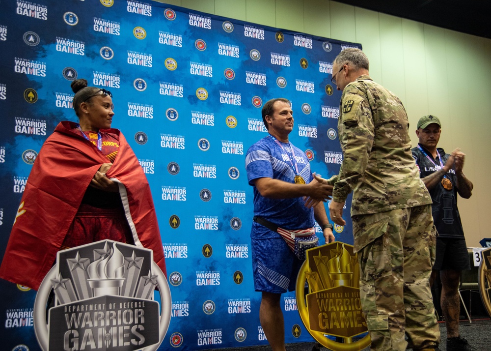 2022 Warrior Games Shooting Medal Ceremony
