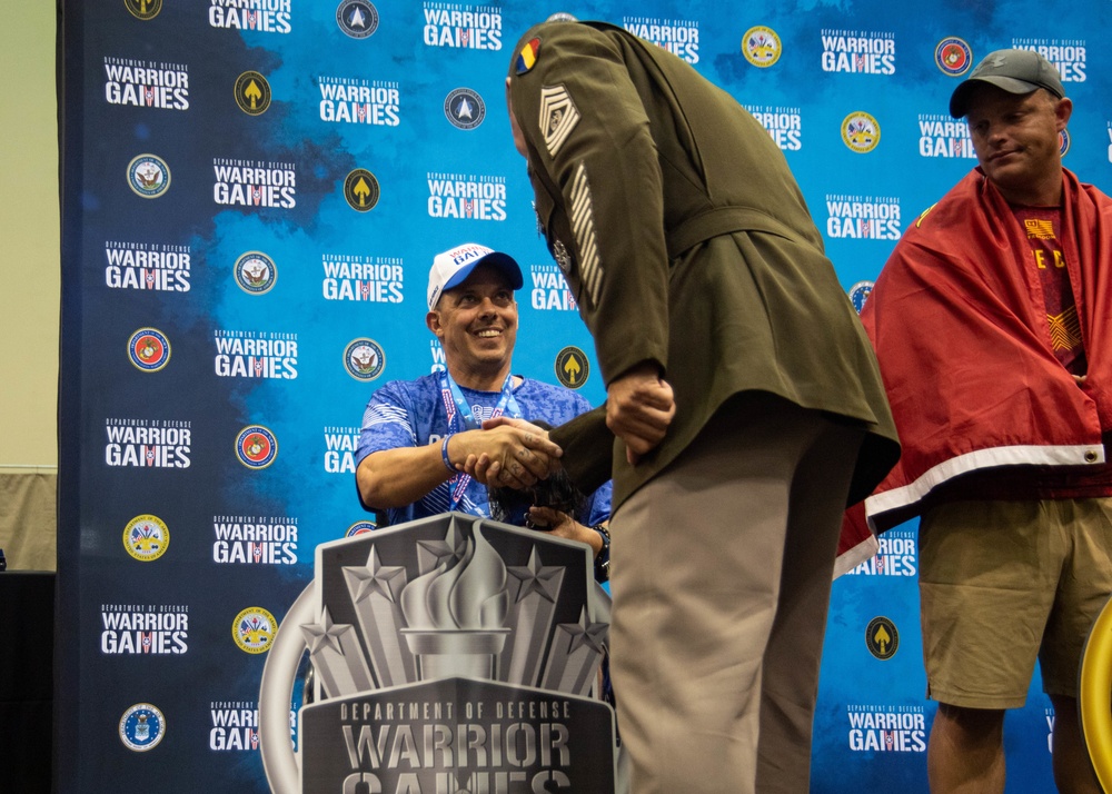 2022 Warrior Games Shooting Medal Ceremony