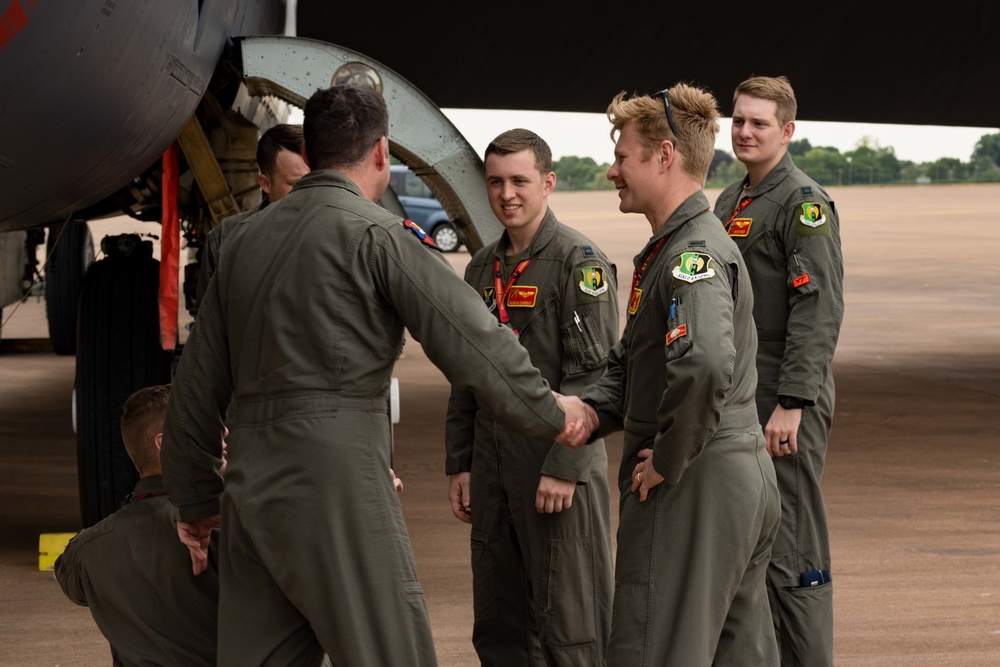 Bomber Task Force - Europe 22-3: 23rd Expeditionary Bomb Squadron Arrives at RAF Fairford