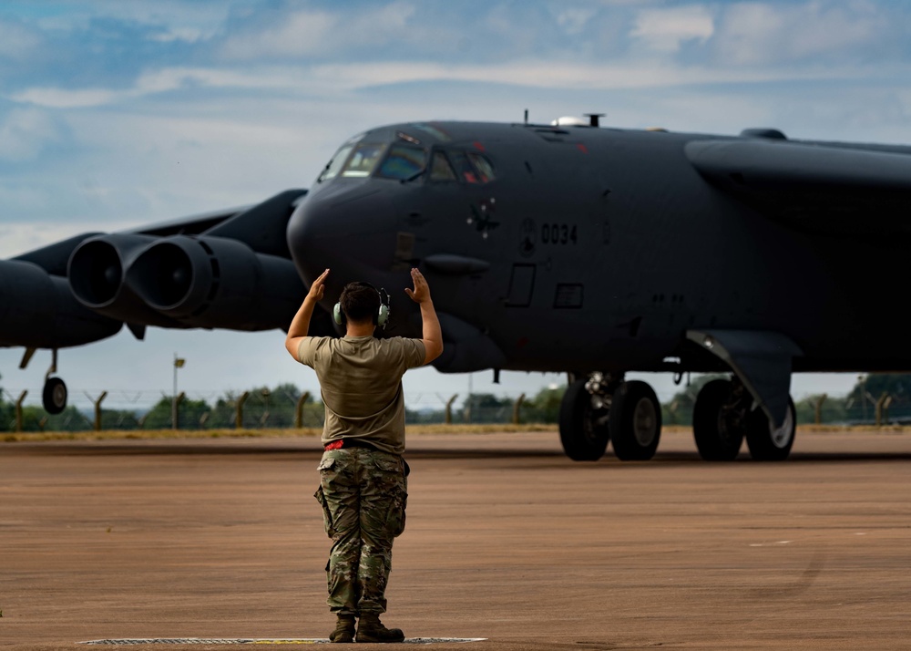 Bomber Task Force - Europe 22-3: 23rd Expeditionary Bomb Squadron Arrives at RAF Fairford