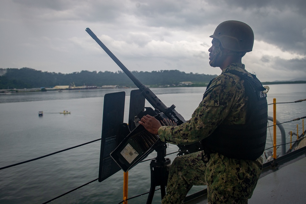 Frank Cable Departs Subic Bay, Philippines