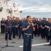 USNS Mercy Conducts All Hands Call