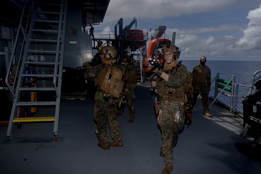 USS Miguel Keith Roleplays as the Target of a VBSS