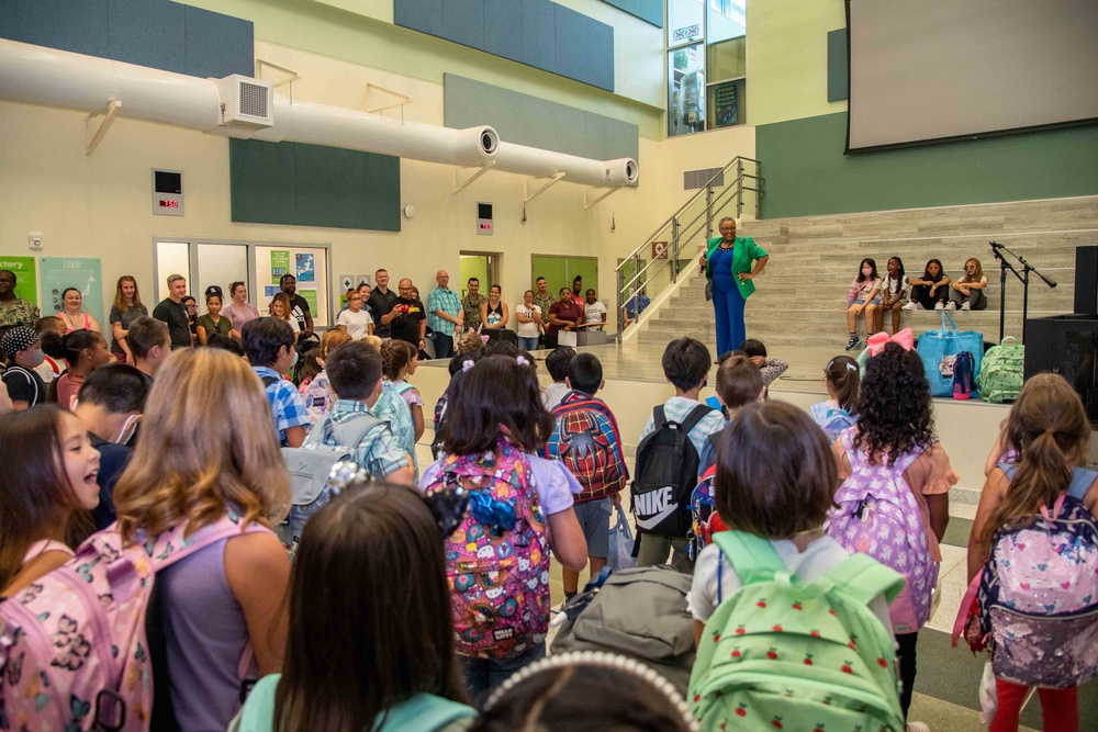 Ringing in the New Year at Sasebo Elementary