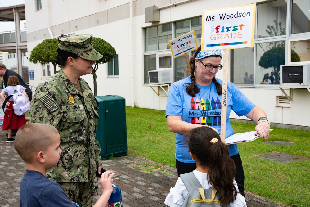 Fist Day of School at the Sullivans school onboard CFAY