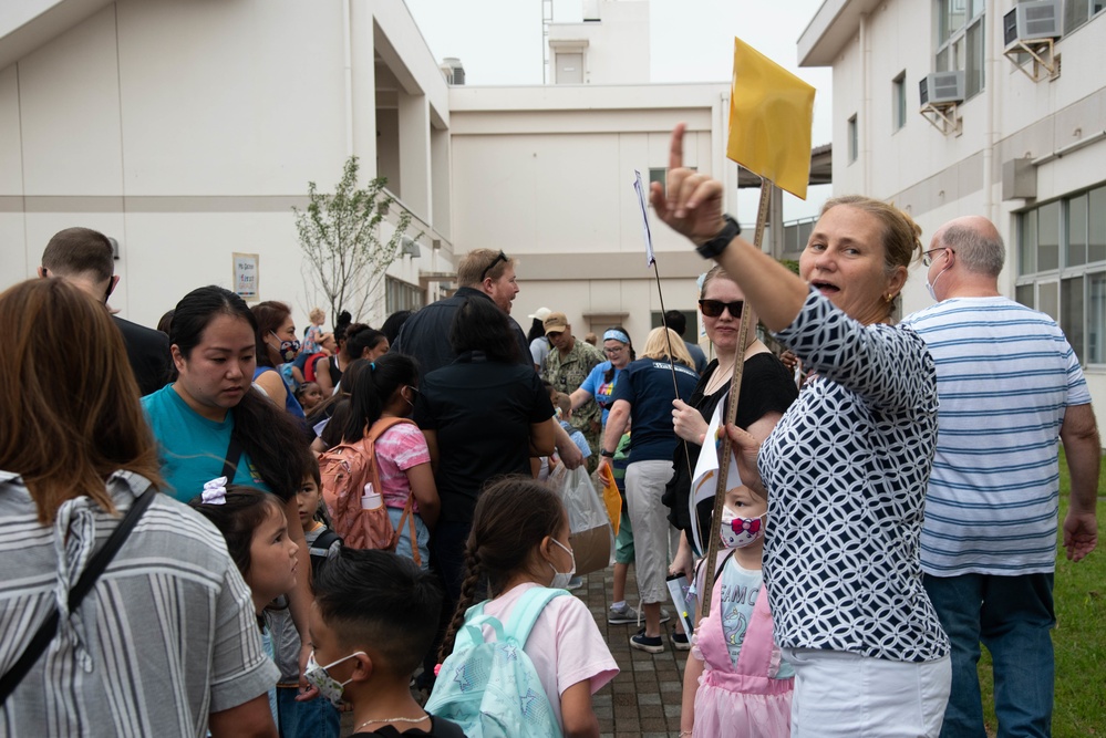 Fist Day of School at the Sullivans school onboard CFAY