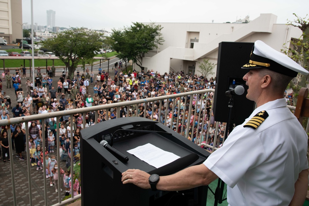 Fist Day of School at the Sullivans School onboard CFAY