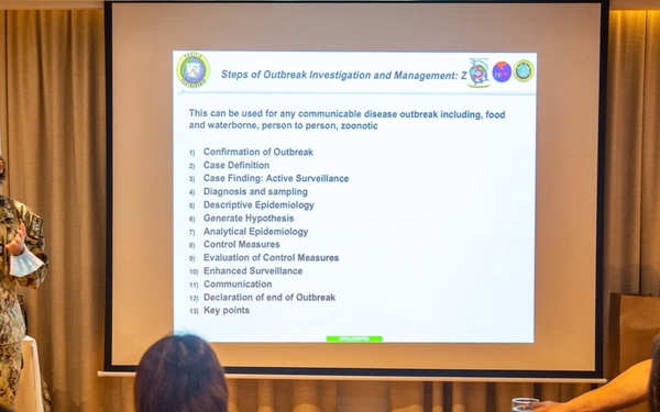Pacific Partnership 2022 conducts Outbreak Management Training