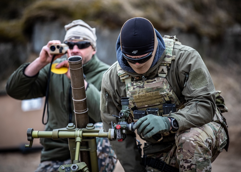 Latvia Mortar/AT/Heavy Weapons Training