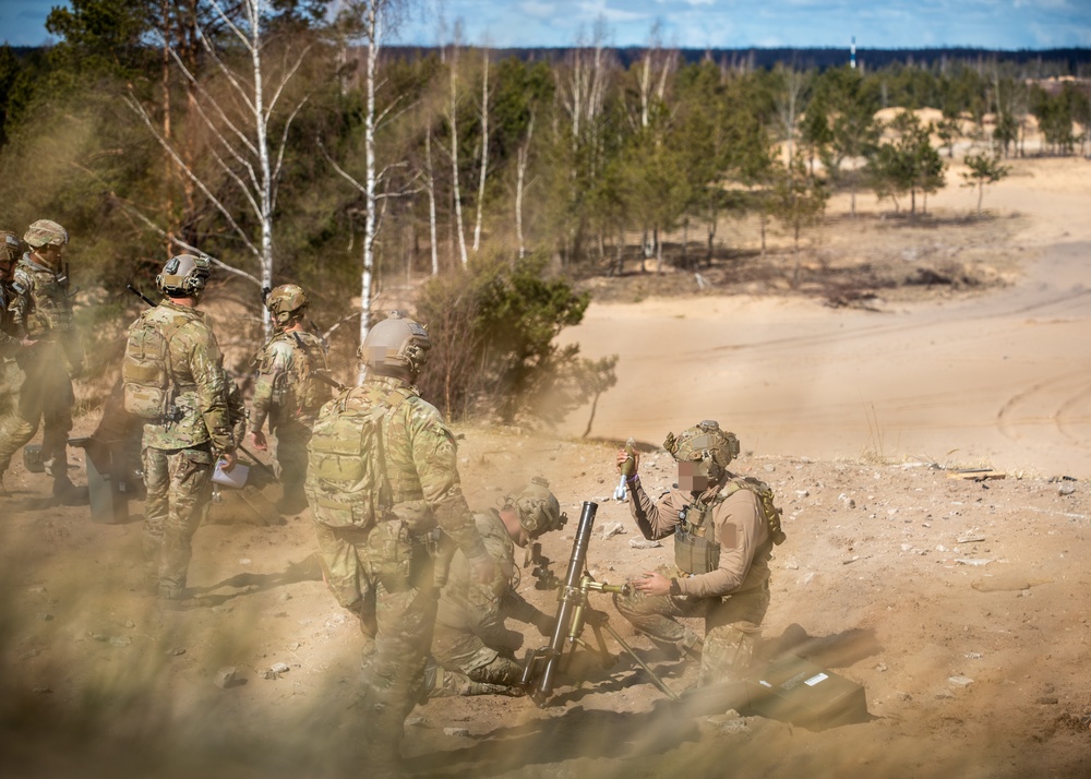 Latvia Mortar/AT/Heavy Weapons Training