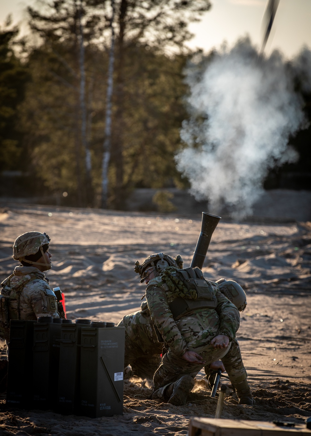 Latvia Mortar/AT/Heavy Weapons Training