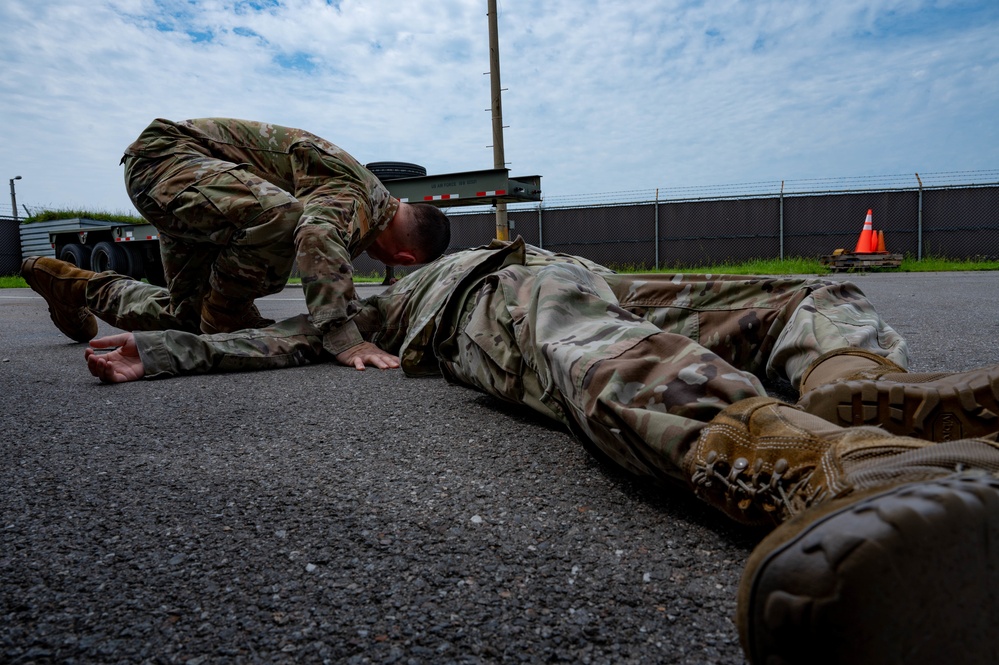 8th Logistics Readiness Squadron speeds into action with TCCC training