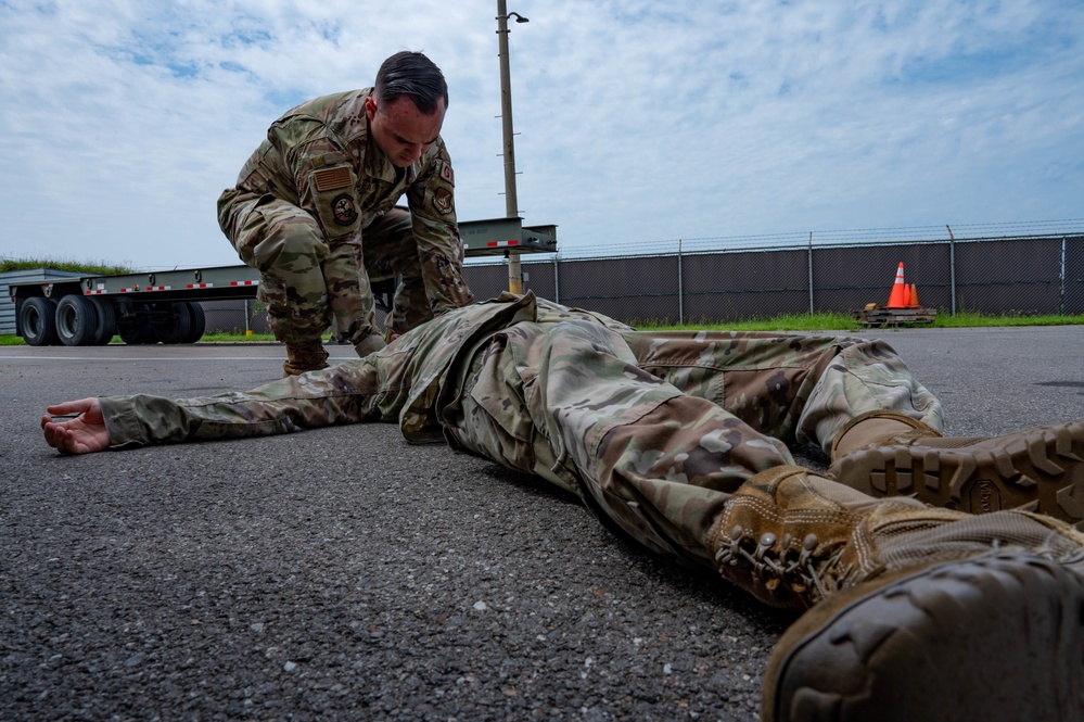 8th Logistics Readiness Squadron speeds into action with TCCC training