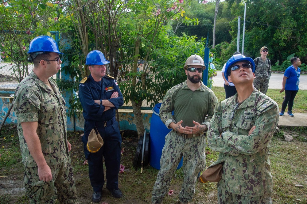 Pacific Partnership 2022 leadership visits Amphibious Construction Battalion ONE (ACB-1) Renovation Site