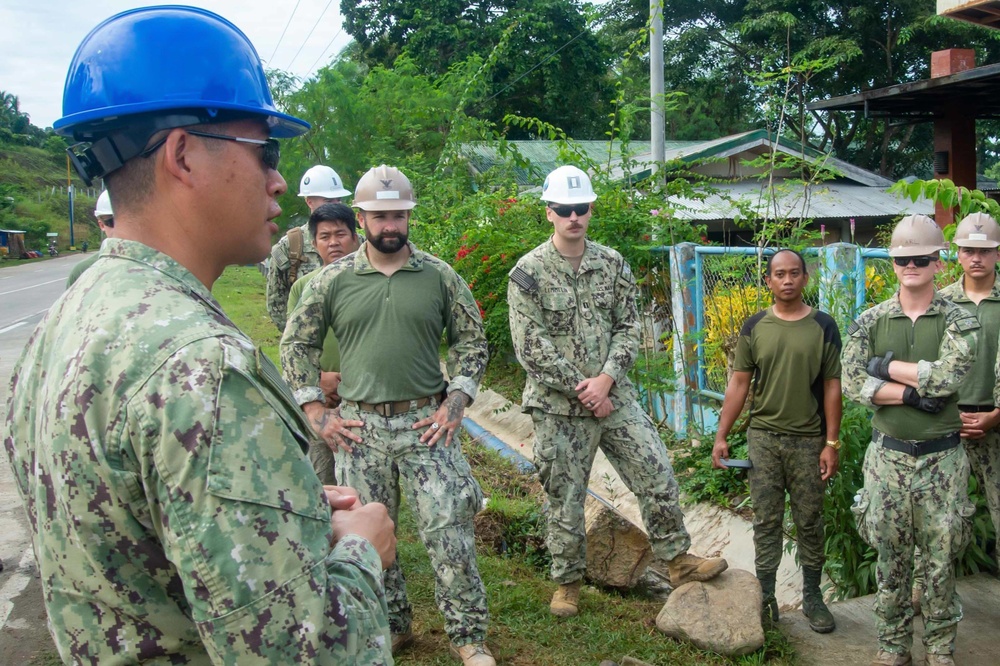 Pacific Partnership 2022 leadership visits Amphibious Construction Battalion ONE (ACB-1) Renovation Site