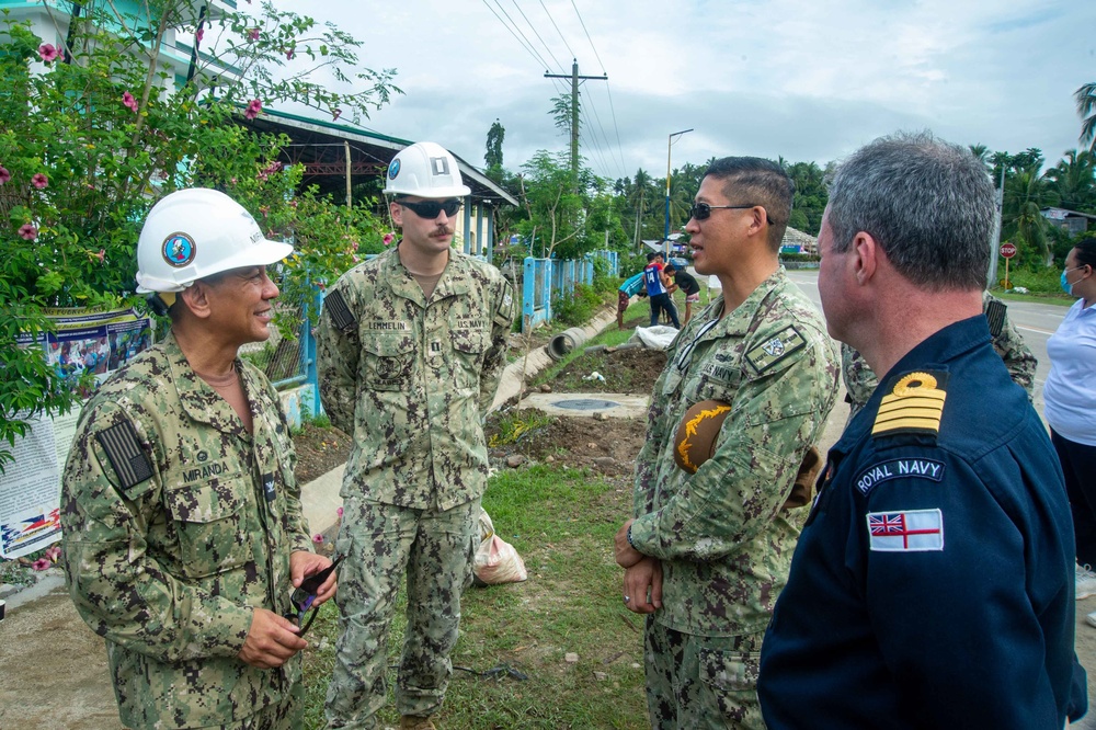 Pacific Partnership 2022 leadership visits Amphibious Construction Battalion ONE (ACB-1) Renovation Site