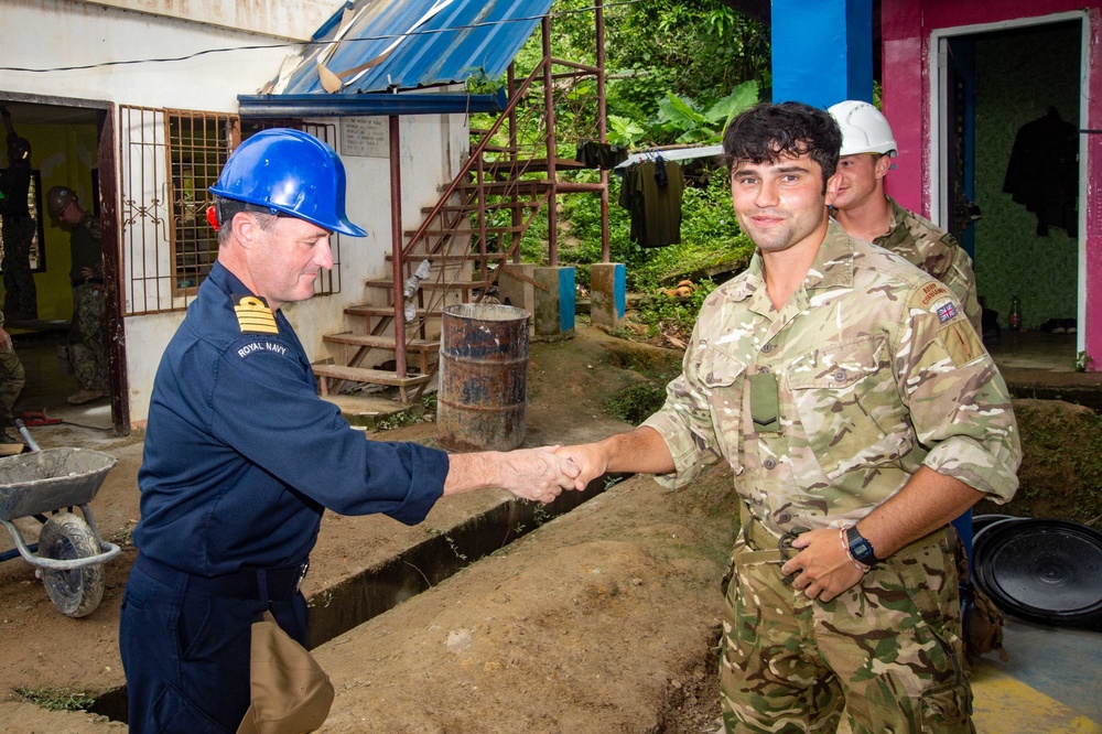 Pacific Partnership 2022 leadership visits Amphibious Construction Battalion ONE (ACB-1) Renovation Site