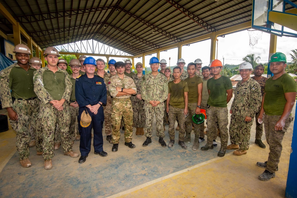 Pacific Partnership 2022 leadership visits Amphibious Construction Battalion ONE (ACB-1) Renovation Site